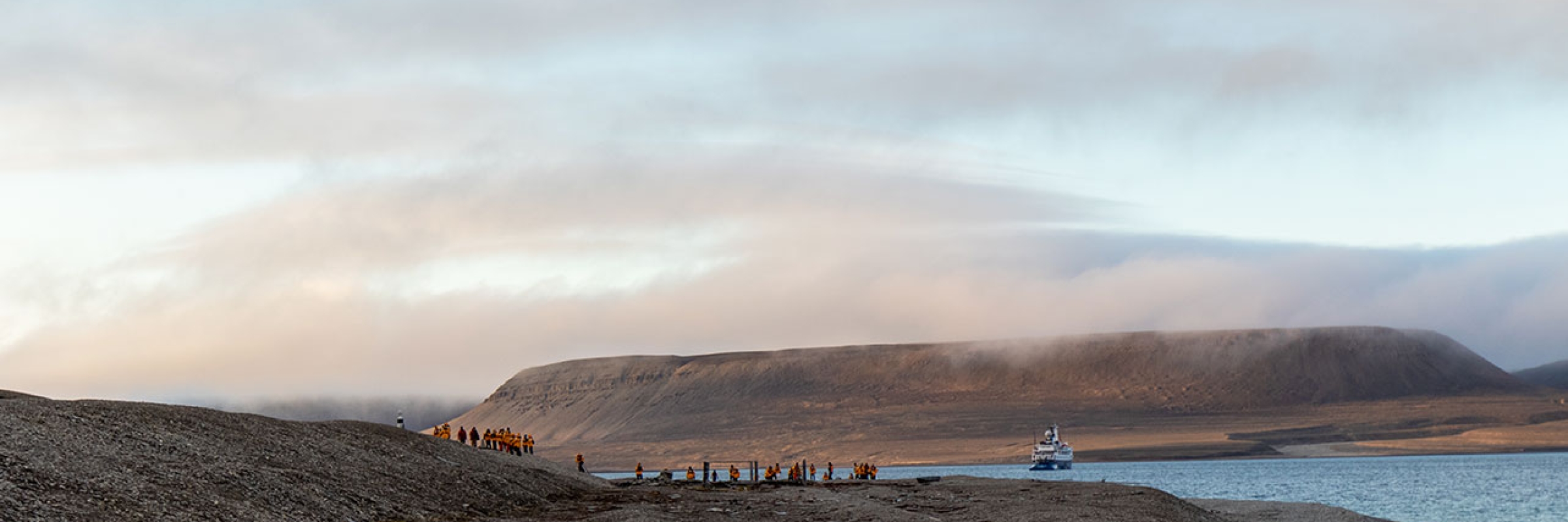 Guests exploring Beechey Island - Photo by Michelle Sole