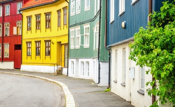 The streets of Olso, Norway